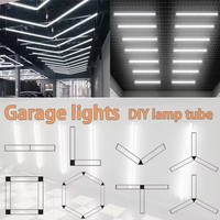 Salle de sport LED sur mesure allume de nouveaux plafonniers de garage d'exposition hexagonaux portables