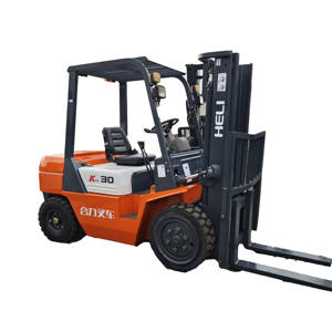 Chariot élévateur diesel d'occasion Heli K30 3 tonnes 3m 4x4 tout-terrain - Product Image 1