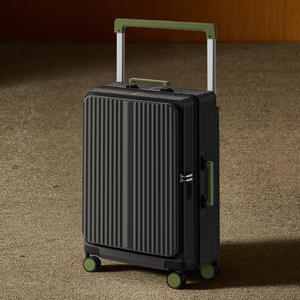 Maleta Expandible de 24 Pulgadas con Apertura Frontal con Cierre, Gran Capacidad, Ruedas Giratorias Antirrobo y Duraderas, Elección del Viajero - Product Image 1