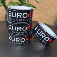 Prix de gros Emballage imprimé de logo personnalisé Ruban d'emballage personnalisé à haute viscosité en papier kraft avec impression de logo