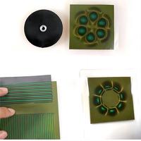 Vente chaude différentes tailles 50*50Mm/75*75Mm Hd plaque d'observation de pôle magnétique Permanent/découpe de Film de visualisation de champ magnétique