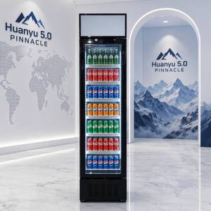 Réfrigérateur commercial sur mesure à porte vitrée simple, vitrine réfrigérée pour boissons et bières - Product Image 3