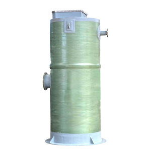 Station de pompage préfabriquée intégrée en PRV - Solution professionnelle OEM de levage et de décharge des eaux pluviales/des eaux usées - Product Image 1