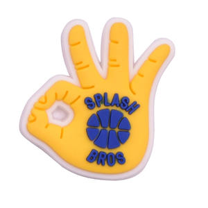 Amuletos de Zapatos Deportivos de Baloncesto Personalizados, Populares, Decorativos de PVC, Amuletos de Zapatos de Jugador de Baloncesto de Goma al por Mayor - Product Image 2