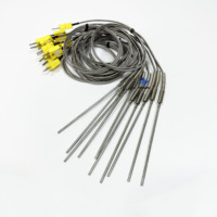 VINSON 0-1200 grados blindado mineral termopar alta temperatura tipo K termopar Sensor de temperatura