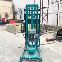 Machine de forage de puits d'eau électrique portable 2,5 kW 380 V, perceuse de forage de 150 m de profondeur pour usage agricole