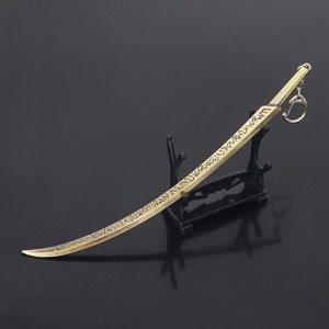 <span class=keywords><strong>Elden</strong></span> <span class=keywords><strong>Ring</strong></span> Marania's Sword 22cm Le modèle de décoration d'arme tout en métal peut être personnalisé Modèle d'épée en acier de haute qualité - Product Image 6