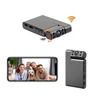 Caméra de sécurité intelligente HD 720p transfrontalière Wi-Fi avec vision nocturne, objectif rotatif, détection de mouvement et notification d'alarme (sans stockage)