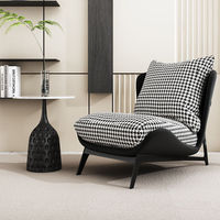 Fauteuil individuel nordique, design moderne minimaliste, artistique, pour balcon, forme irrégulière, en PU, style tendance, pour la détente