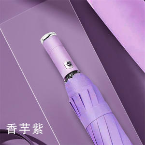 Parapluie télescopique de sécurité avec éclairage nocturne et poignée LED automatique, cadeau d'affaires, poignée en plastique - Product Image 5