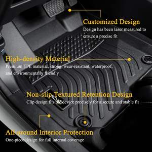 Alfombrilla 3D sin olor TPE Weather Car Floor Liners para Chevrolet <span class=keywords><strong>CAPTIVA</strong></span> <span class=keywords><strong>2020</strong></span> Car Carpets Floor Matting - Product Image 3