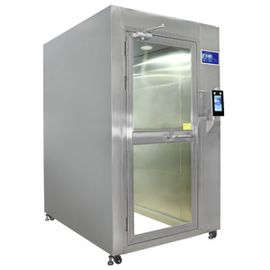 <b>Air</b> Shower FLXD-001 1300x1840x2140mm Stainless Steel Automatic Disinfection Human Shower Room Equipment - Product Image 2