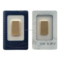 Emballage en boîte blister pour lingots, 5g 10g 20g 31g 50g 100g Suisse 1oz Faux lingots d'or Pièces d'argent Lingots d'or