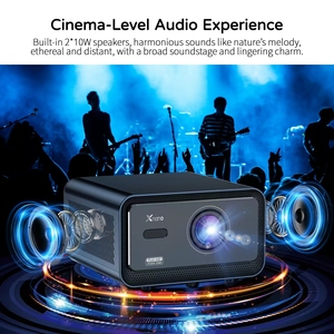 Projecteur vidéo Auto Keystone avec réglage de la mise au point, prise en charge de la transmission USB, WiFi sans fil, diffusion d'écran de téléphone - Product Image 3