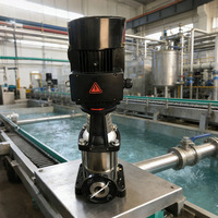 Pompe centrifuge verticale multi-étages haute pression pour usage industriel, osmose d'eau de mer et applications alimentaires