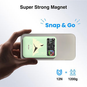 Banque d'alimentation sans fil magnétique à vente chaude 10000mAh Banque d'alimentation mince et fine Mini chargeur portable Banques d'alimentation avec logo personnalisé - Product Image 4