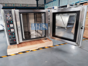 Four à pain au gaz commercial Four à convection commercial à 5 plateaux pour la cuisson du pain, de la <span class=keywords><strong>pizza</strong></span>, des gâteaux et des aliments - Product Image 4