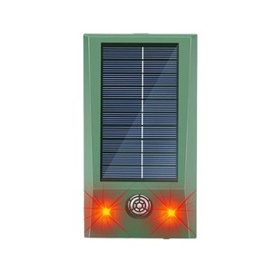 Repellente <span class=keywords><strong>per</strong></span> Animali a Ultrasuoni <span class=keywords><strong>da</strong></span> <span class=keywords><strong>Esterno</strong></span> con LED Rosso-Bianco Lampeggiante, Alimentato a Energia Solare, Dissuasore <span class=keywords><strong>per</strong></span> Uccelli e <span class=keywords><strong>Gatti</strong></span>, Copertura 150m - Ingrosso Fabbrica - Product Image 1