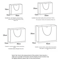 Taze Minimalist Karton Doğum Günü Hediye Çantası, İp Saplı ve Kurdeleli, Pişirme Atıştırmalıkları ve Şeker Paketleme İçin
