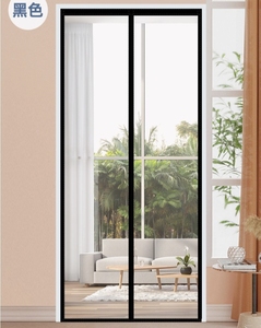 Mosquiteras Magnéticas Modernas para Puertas y Ventanas, Cortina de Malla Antimosquitos de Poliéster con Sistema Manos Libres - Product Image 4