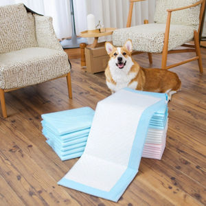 Hot Selling Disposable Dog and Puppy <strong>Pee</strong> Wee <strong>Pads</strong> Fashionable Waterproof Training Changing Mat Made From Cotton Fiber Material - Product Image 1