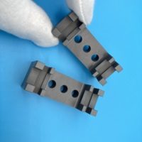 Composants en carbure de silicium à rigidité supérieure, usinés avec haute précision et rigueur, production sur dessin personnalisé, service OEM