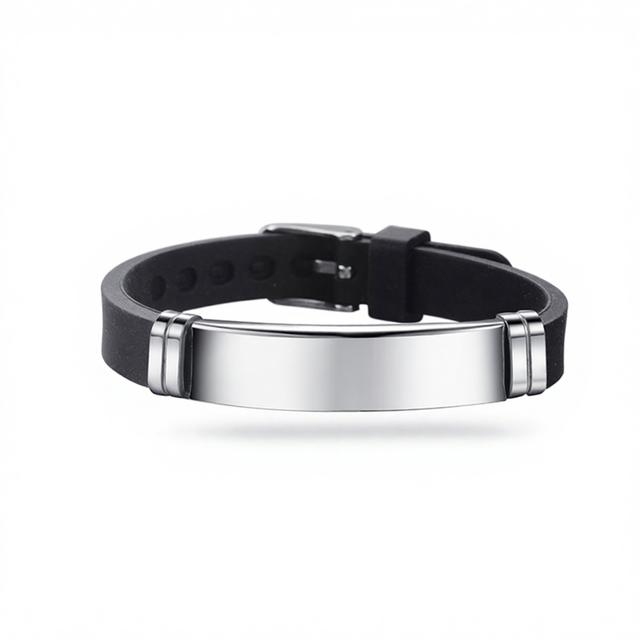 14 Designs Men's Stainless Steel Medical Alert ID Bracelet Diabetes Epilepsy Alzheimer's Allergy Silver Plated Vintage