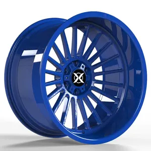 R16 16in גלגל rims עבודה כחול מייסטר מנה עמוק סגסוגת לבן 17x6.5 אינץ 5x114.3 גלגלים מזויפים