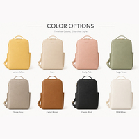 GORFIA - Mochila de Cuero Auténtico para Mujer, Bolso Pequeño Estructurado para Tablet de 9.7 Pulgadas, Mini Mochila en Varios Colores, Mochilas para Mujer