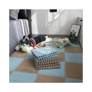 Alfombra de Espuma EVA de 30x30CM, Alfombra de Peluche Corto Tipo Gamuza, Alfombra Suave para Niños y Bebés, Alfombra para Sala de Estar - Product Image 3