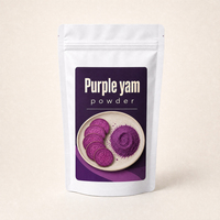 Poudre d'igname violette Ube naturelle sans OGM de qualité alimentaire en gros, 1 kg, emballée sous vide, marque privée