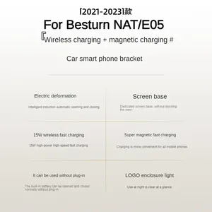 2021-2023 สำหรับ Besturn <span class=keywords><strong>NAT</strong></span> E05 ที่วางโทรศัพท์ในรถยนต์พร้อมที่ชาร์จไร้สาย ระบบนำทาง ตกแต่งภายใน <span class=keywords><strong>ขนาด</strong></span> 10 นิ้ว - Product Image 4
