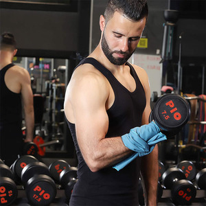 Asciugamano da palestra in microfibra per sport ad asciugatura rapida e leggero asciugamano Fitness con fascia elastica e tasca con cerniera in angolo - Product Image 5