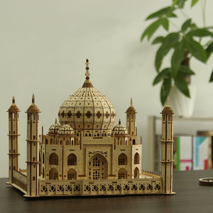 Bloques de Construcción del Taj Mahal de la India, Modelo de Adorno, Juego de Bloques de Construcción Educativos para Niños, Rompecabezas 3D, Venta al Por Mayor - Product Image 5