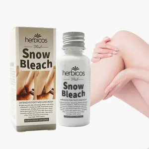 Loción blanqueadora para axilas de parte privada personalizada, crema blanqueadora de nieve para la zona del bikini corporal con manchas oscuras en la piel