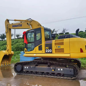 Escavadeira de Esteira Usada Komatsu PC220 Modelo 2021 23 Toneladas 90% NOVA Componentes Originais do Japão Incluindo Motor e Caixa de Câmbio - Product Image 1