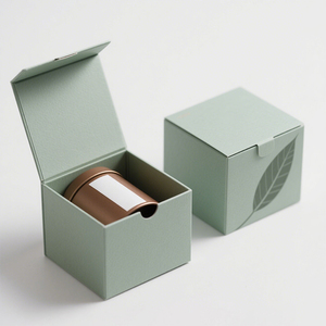 Emballage de boîte magnétique alimentaire personnalisé de luxe avec logo, impression personnalisée avec emballage de biscuits, emballage en matériau recyclé, emballage magnétique - Product Image 1