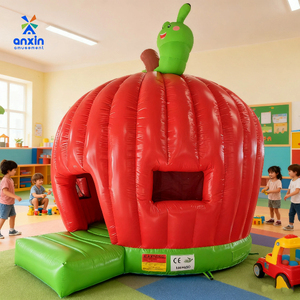 Bền Tính di động Apple <span class=keywords><strong>Inflatable</strong></span> <span class=keywords><strong>Bouncer</strong></span> PVC chất lượng thương mại nhanh chóng inflationfor sinh nhật công ty Dã Ngoại - Product Image 2