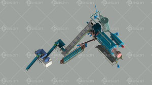 Factory <b>Sale</b> Battery Decoating Carbonization Furnace Waste Aluminum Recycling UBC Cans <b>Paint</b> Removing Furnace - Product Image 2