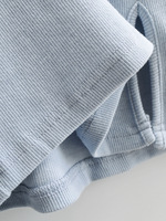 Vente en gros de robe polo en coton à col ras du cou en coton côtelé pour femmes avec logo personnalisé robe polo unie à boutons à la mode pour femmes robe polo de rue