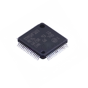 STM32F103RET6 STM32F103RE Microcontrôleur 32 bits IC LQFP-64 ARM Cortex-M3 72 MHz 512 Ko Flash Faible Consommation Qualité Industrielle STM32F103RET6 - Product Image 1
