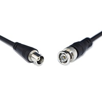 Câble d'extension vidéo coaxial BNC mâle vers femelle avec gaine en PVC 28AWG et blindage combiné