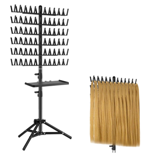 Support de tressage moderne pour salon, portable et réglable, pour extensions capillaires, présentoir d'outils de coiffure, idéal pour le salon – Meilleures ventes - Product Image 1