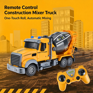Ensemble de voitures télécommandées <span class=keywords><strong>RC</strong></span> haute vitesse, jouets électroniques de simulation d'ingénierie pour enfants, camions de construction en gros - Product Image 1