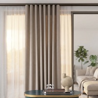Rideaux Isolants Thermiques et Acoustiques Yun Zhu, Tons Neutres, pour Projets Hôteliers, Maisons, Chambres et Bureaux