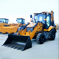 China Changlin Mini Skid Steer Loader Bucket 1m Kapasitas 2 Ton Mesin Diesel Euro5/EPA PLC Penggerak 4 Roda Wheel Loader