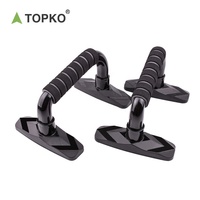 Bar Push Up TOPKO Bentuk I, Dapat Dilepas, Kokoh, Alat Gym Rumahan, Parallel Bar untuk Latihan Dada, Lengan, dan Inti Tubuh