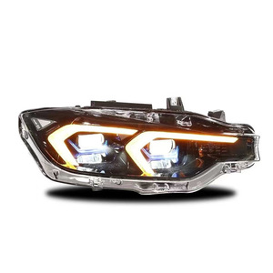 3 Series 13-18 F30 F35 LED Headlight Assembly Daytime Running Light Easy Double <b>Hook</b> Steering 6000k Modified for Old/New 3 <b>S</b> - Product Image 3