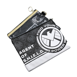 Custom LOGO Multifarious Material PVC PU Leather One Side Clear Portable Cash Phone <b>Make</b> <b>Up</b> <b>Bag</b> with Zipper Closure - Product Image 1