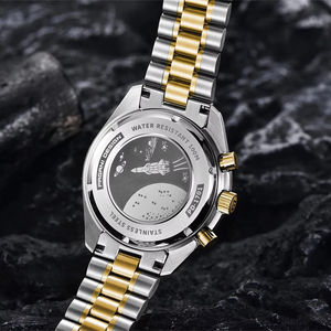 Montre Pagani Design de luxe en or, montre à quartz pour homme, <span class=keywords><strong>date</strong></span> automatique, chronographe de vitesse, cristal saphir AR, montre-bracelet pour homme, nouveauté 2025 - Product Image 6